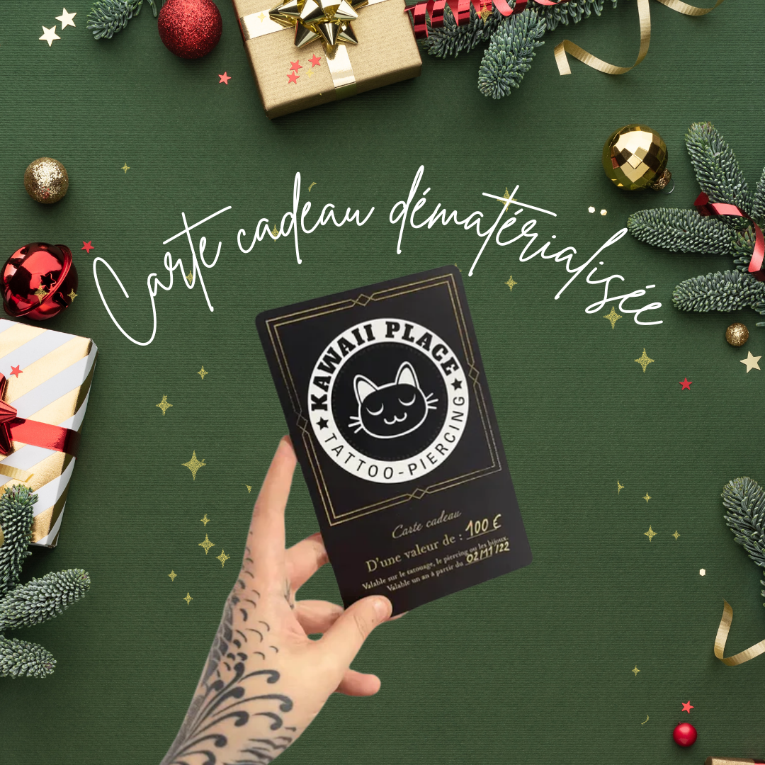 🎁 Carte cadeau dématérialisée : Offre de Noël 🎄