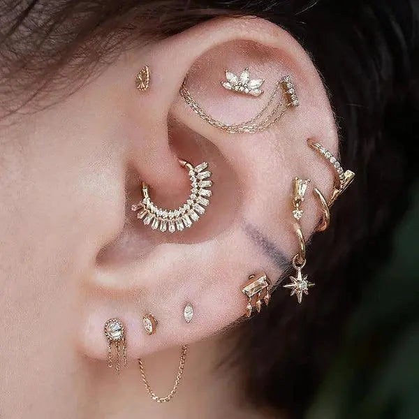 Buddha Jewelry - Luminary - Swarovski - Kawaii Place piercing