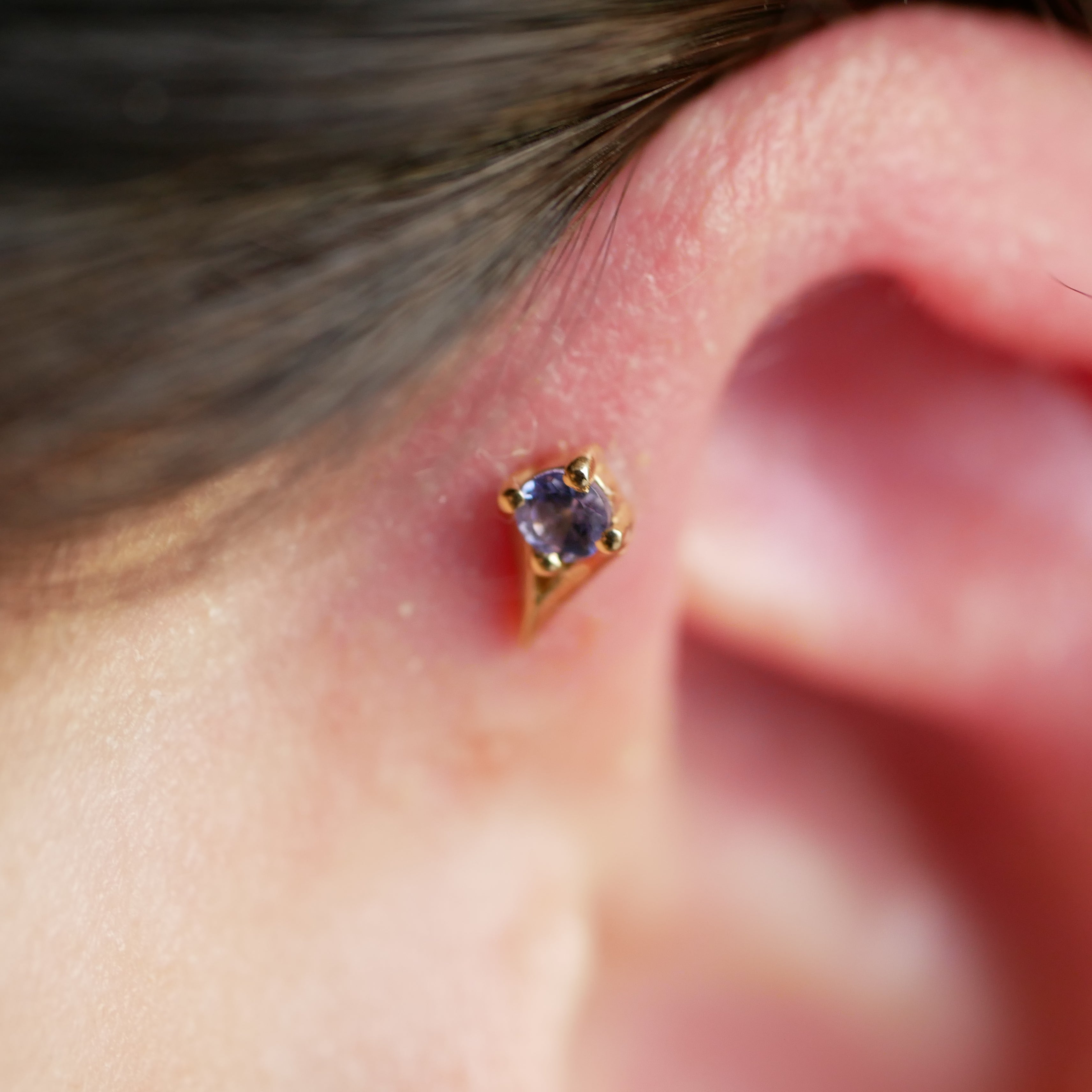 Naga - Tenor - Yellow gold and Tanzanite.