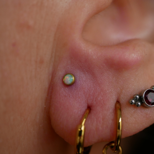 NeoMetal - Cabochon - Opaline 5 mm