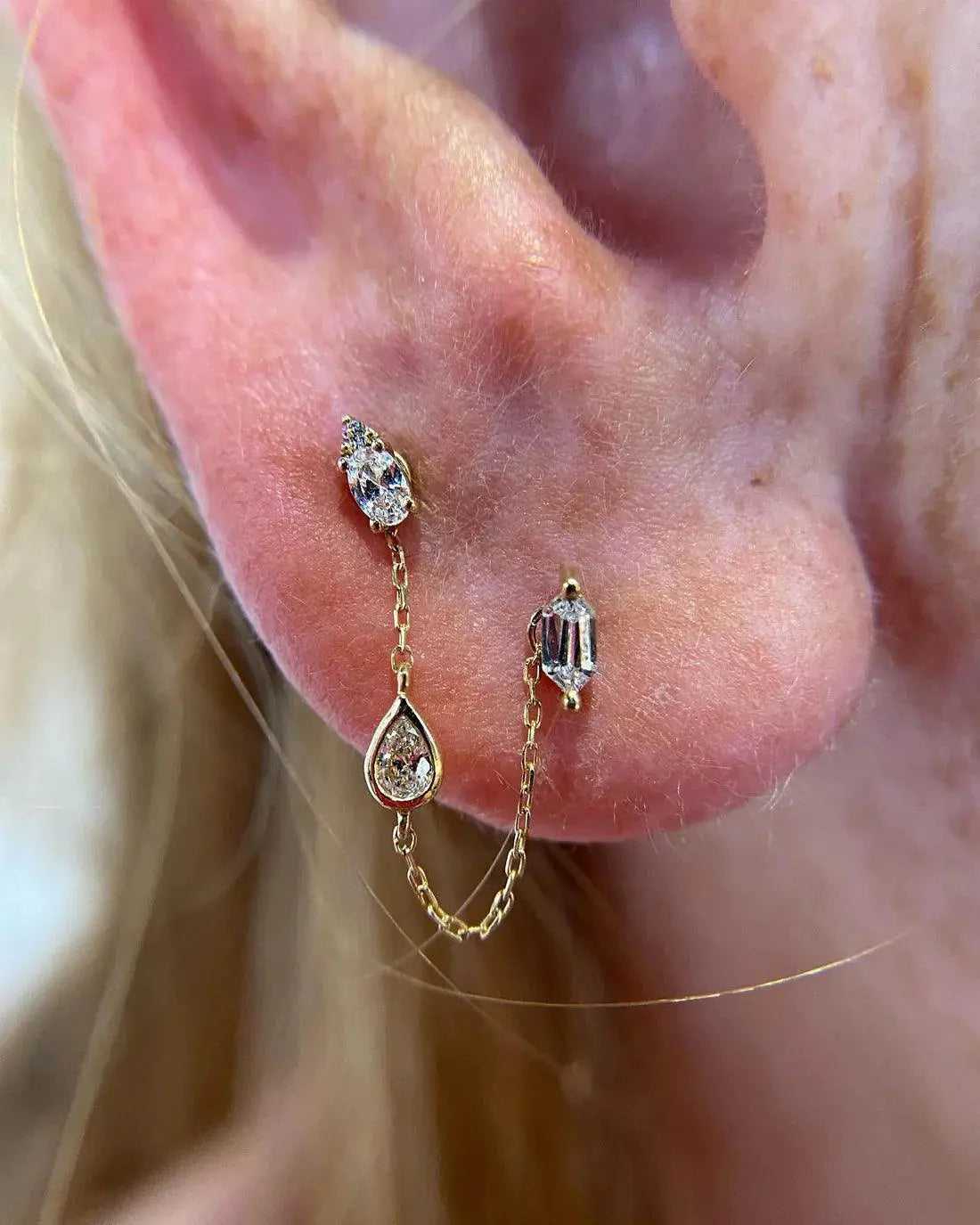 Buddha Jewelry - Desden- Zircons blanc - Kawaii Place piercing