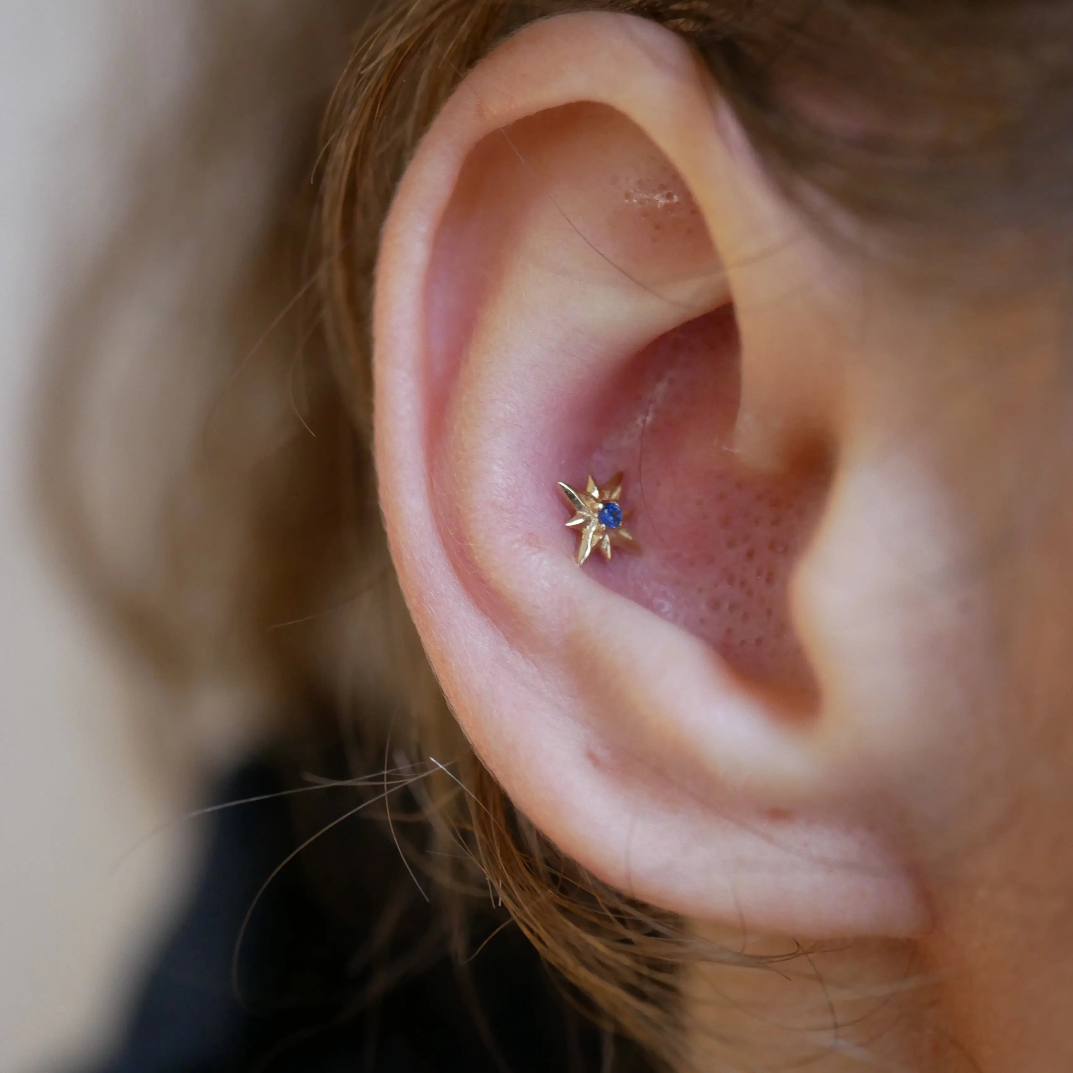 Sacred Symbols - D8 - Lapis Lazuli Kawaii Place piercing