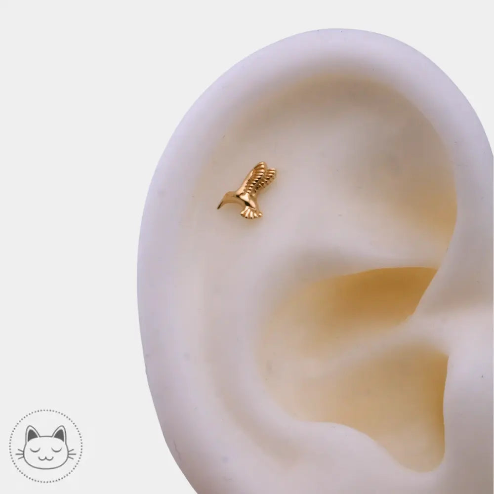 BVLA - Hummingbird - Or jaune Kawaii Place piercing