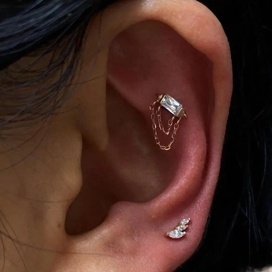 Buddha Jewelry - Vice - Zircon blanc - Kawaii Place piercing