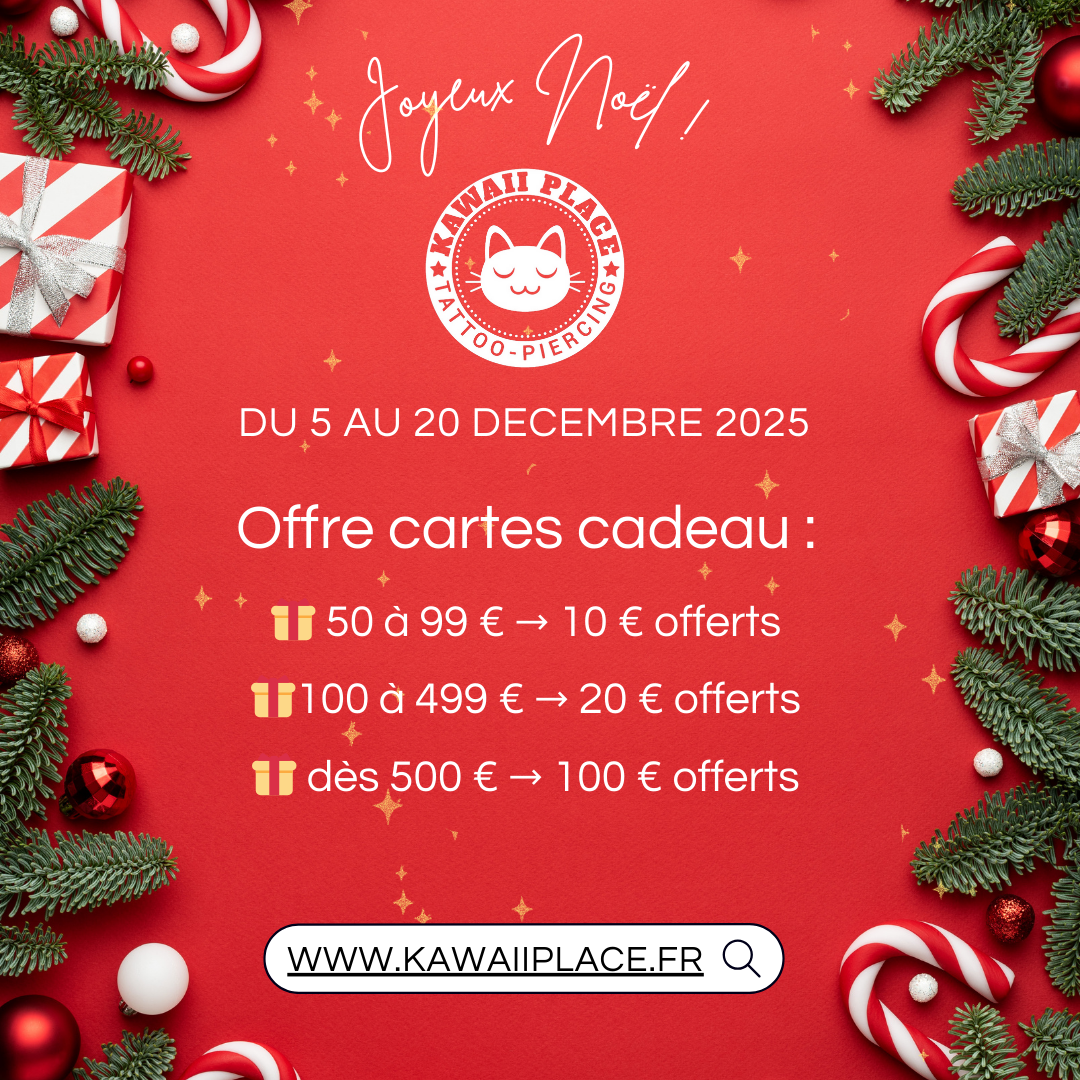 Notre-Offre-de-Noël-est-arrivée Kawaii Place piercing