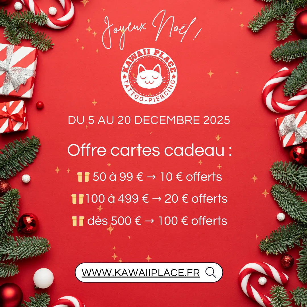 Notre-Offre-de-Noël-est-arrivée Kawaii Place piercing