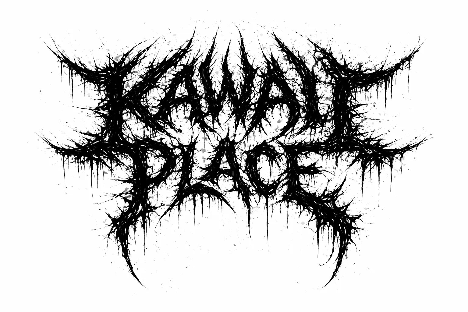 Crop top sérigraphié - Kawaii Place - Black Metal Kawaii Place piercing