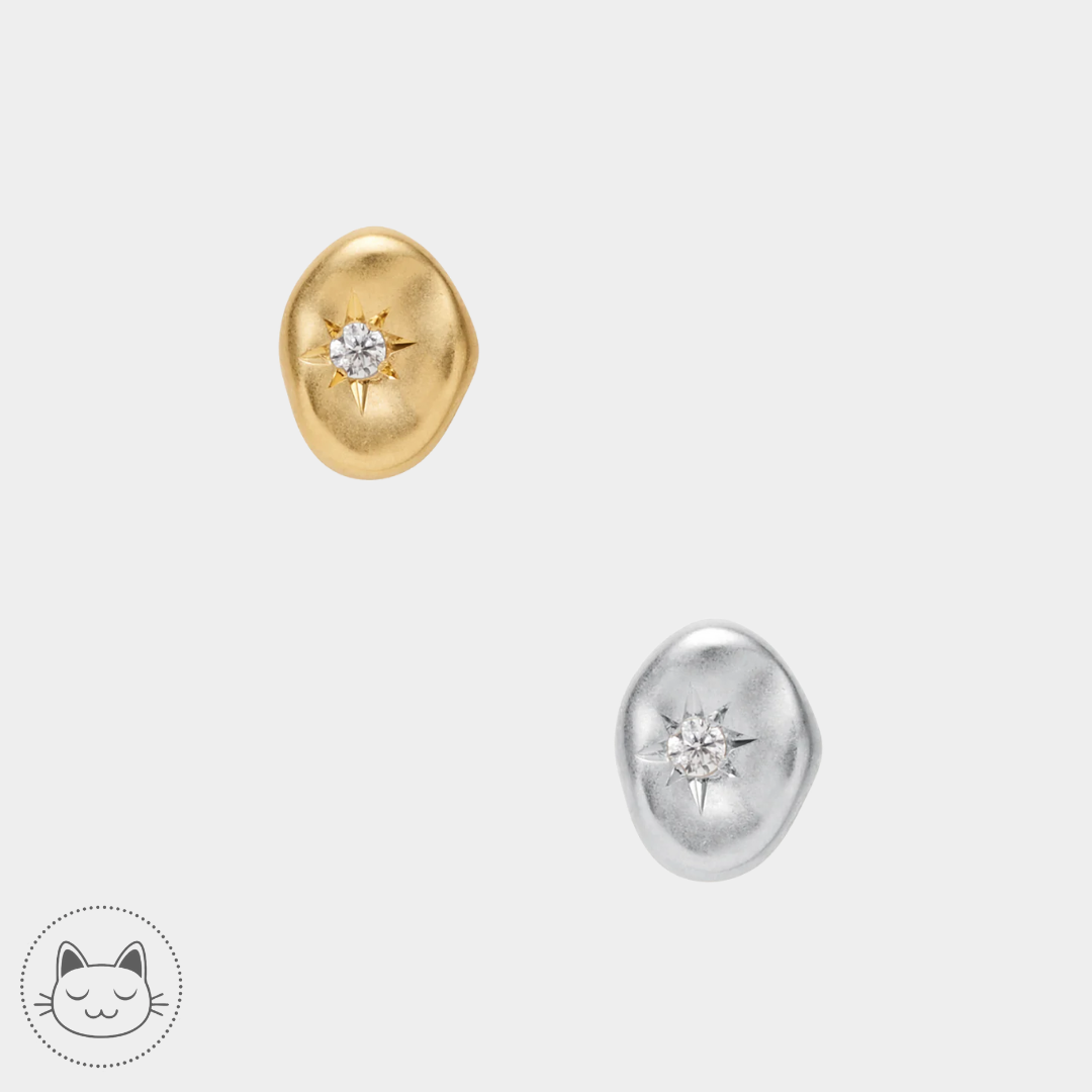 Buddha Jewelry - Lover - Zircon blanc Kawaii Place piercing