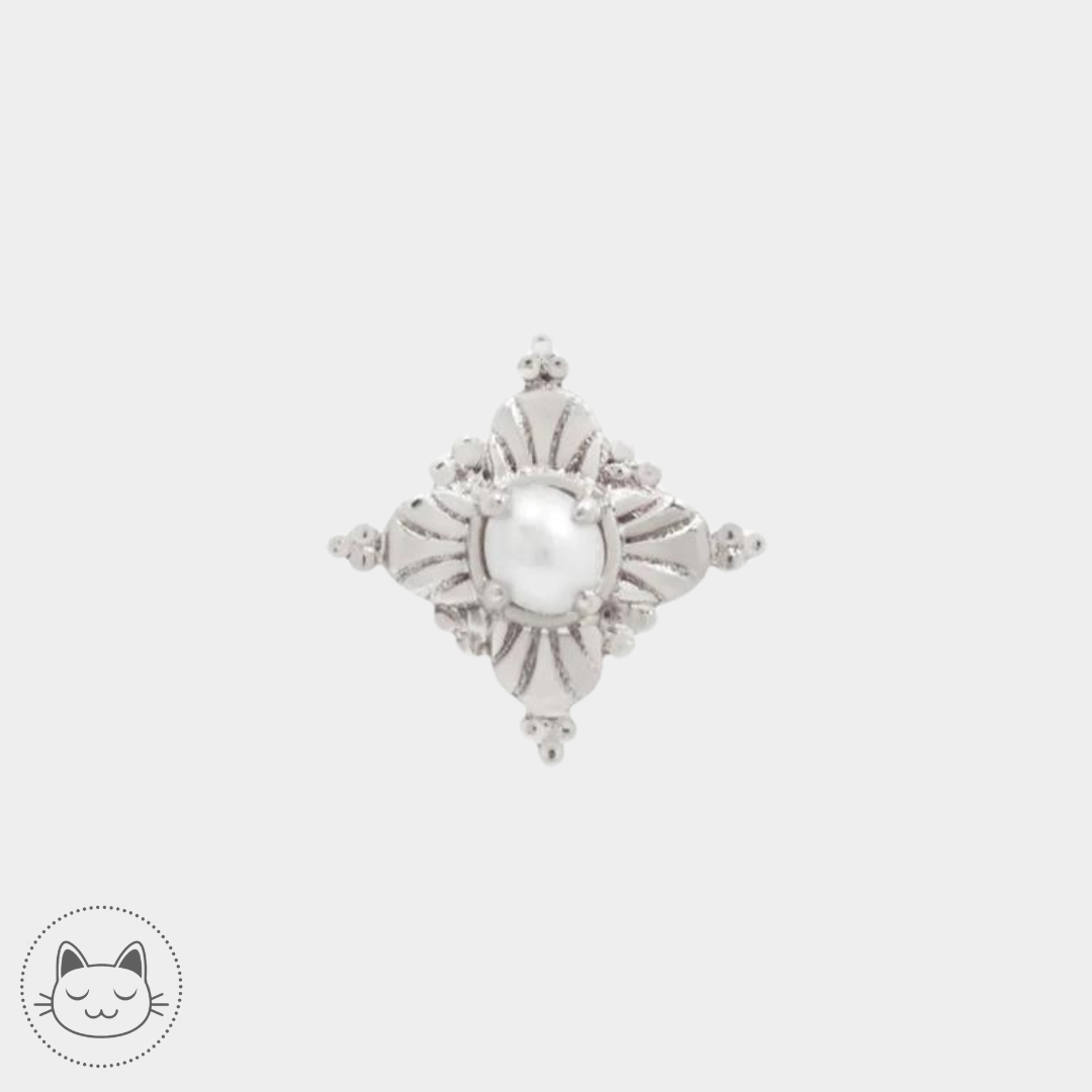 Buddha Jewelry - Antoinette - Perle d'eau douce Or blanc