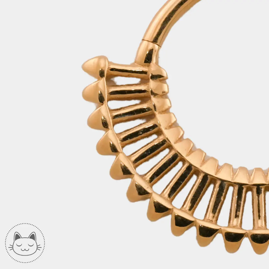 Naga -Clicker NG06 - Or jaune Kawaii Place piercing