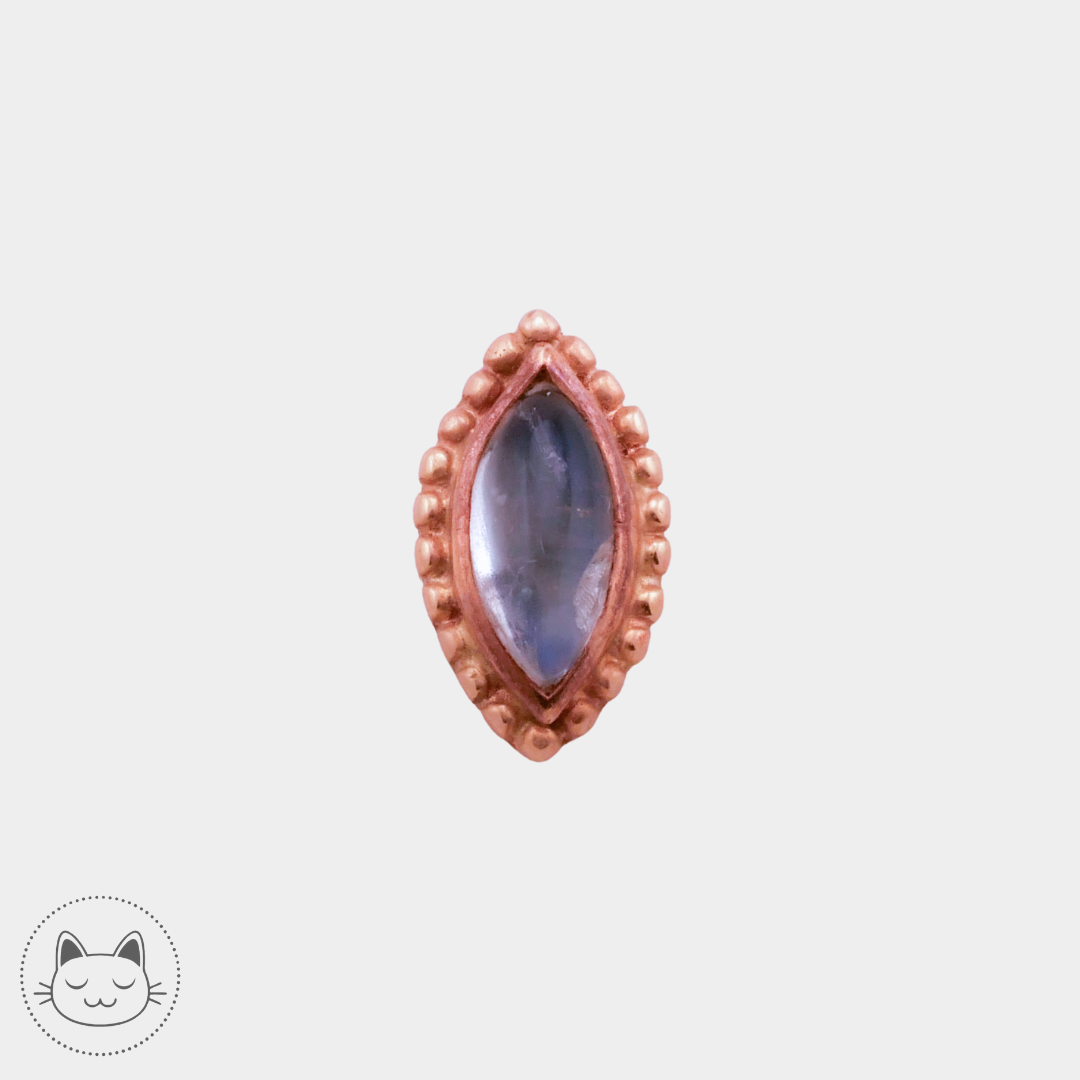 Fin de série 10, or et tanzanite