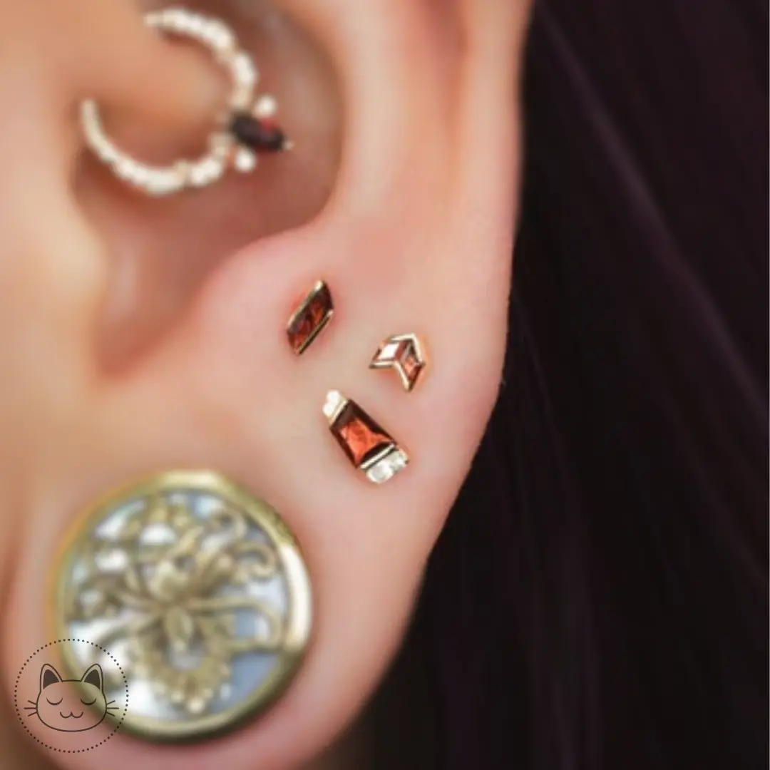 Buddha Jewelry - Joia - Grenat orange Kawaii Place piercing