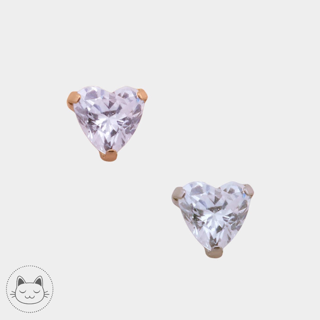 NeoMetal - Prong Drop - White Zircon.