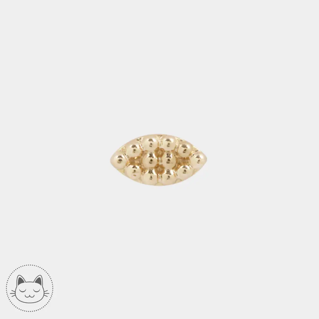 Buddha Jewelry - Goldblooded - Or jaune, or blanc Kawaii Place piercing