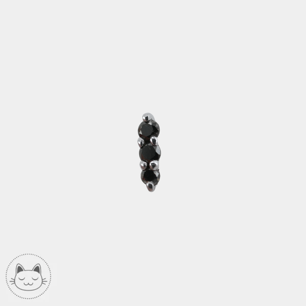 Buddha Jewelry - Mishka 3 - Or & Diamants noirs