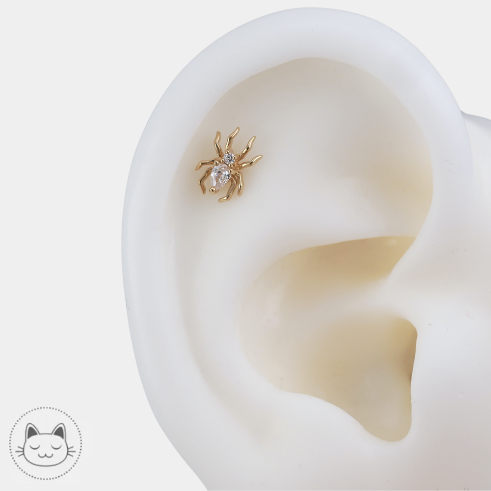 Buddha Jewelry - Arachne - Zircons blancs
