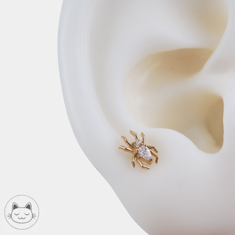 Buddha Jewelry - Arachne - Zircons blancs