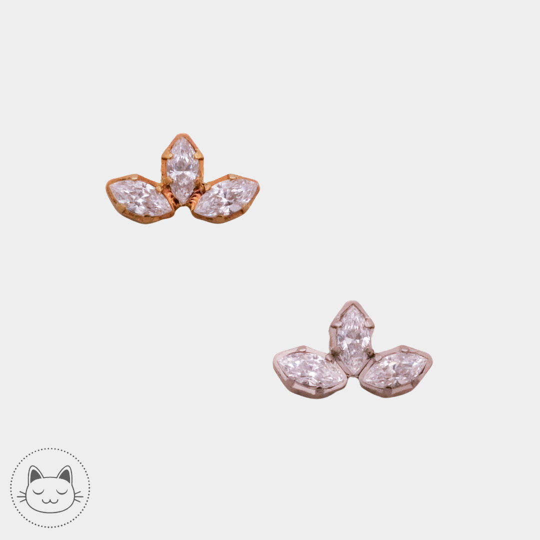 IS - Marquise Zircon Blanc