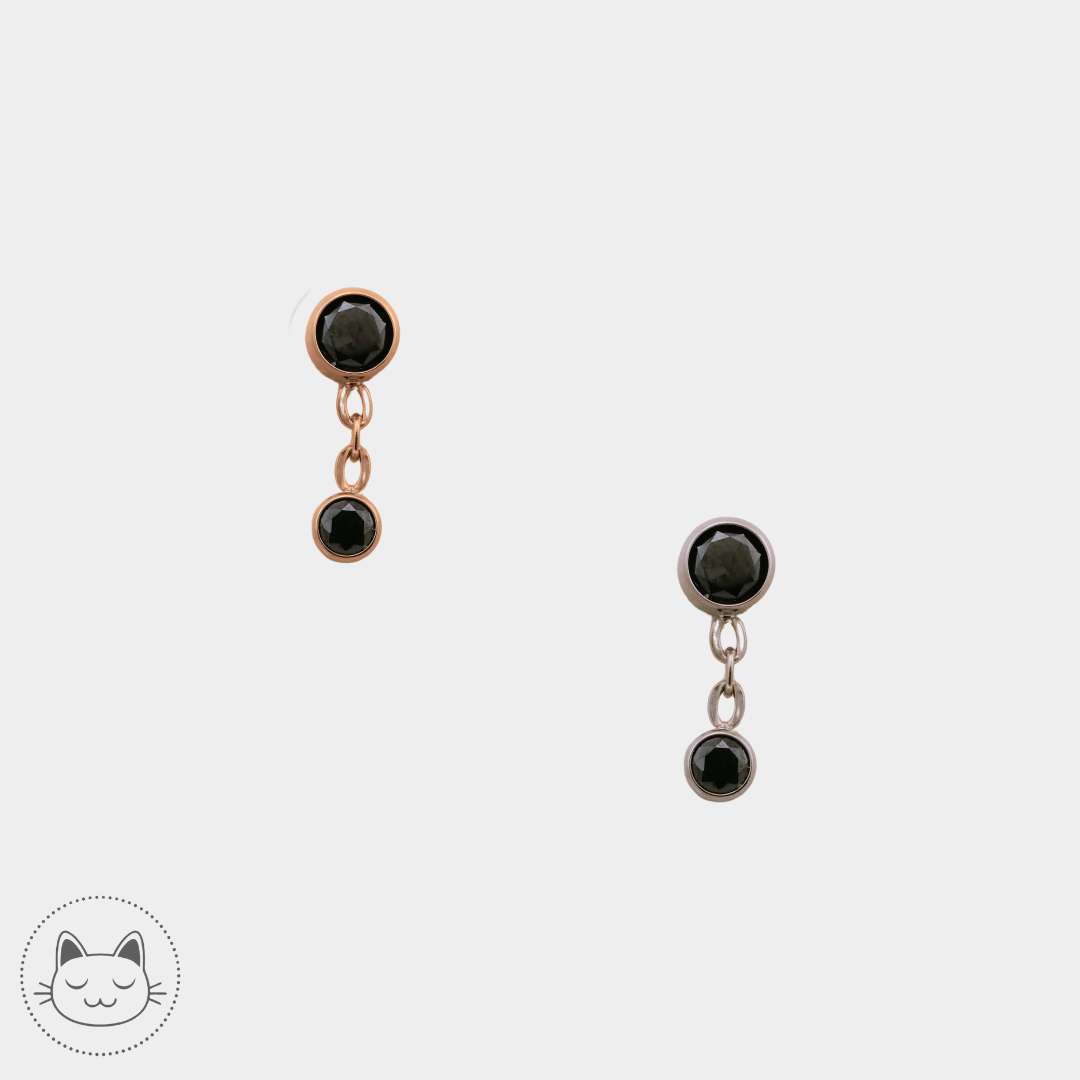NeoMetal - Prong Drop - Champagne Zircon