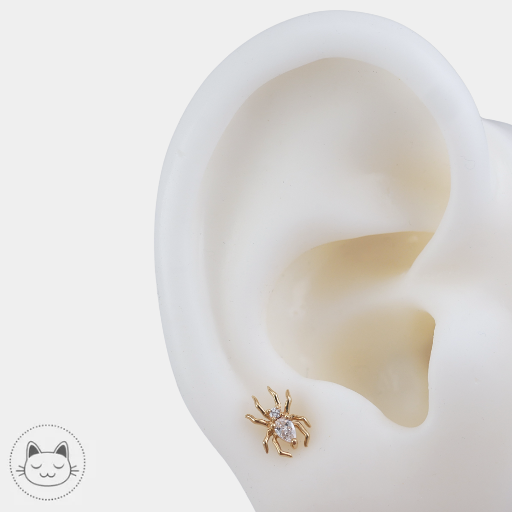 Buddha Jewelry - Arachne - Zircons blancs