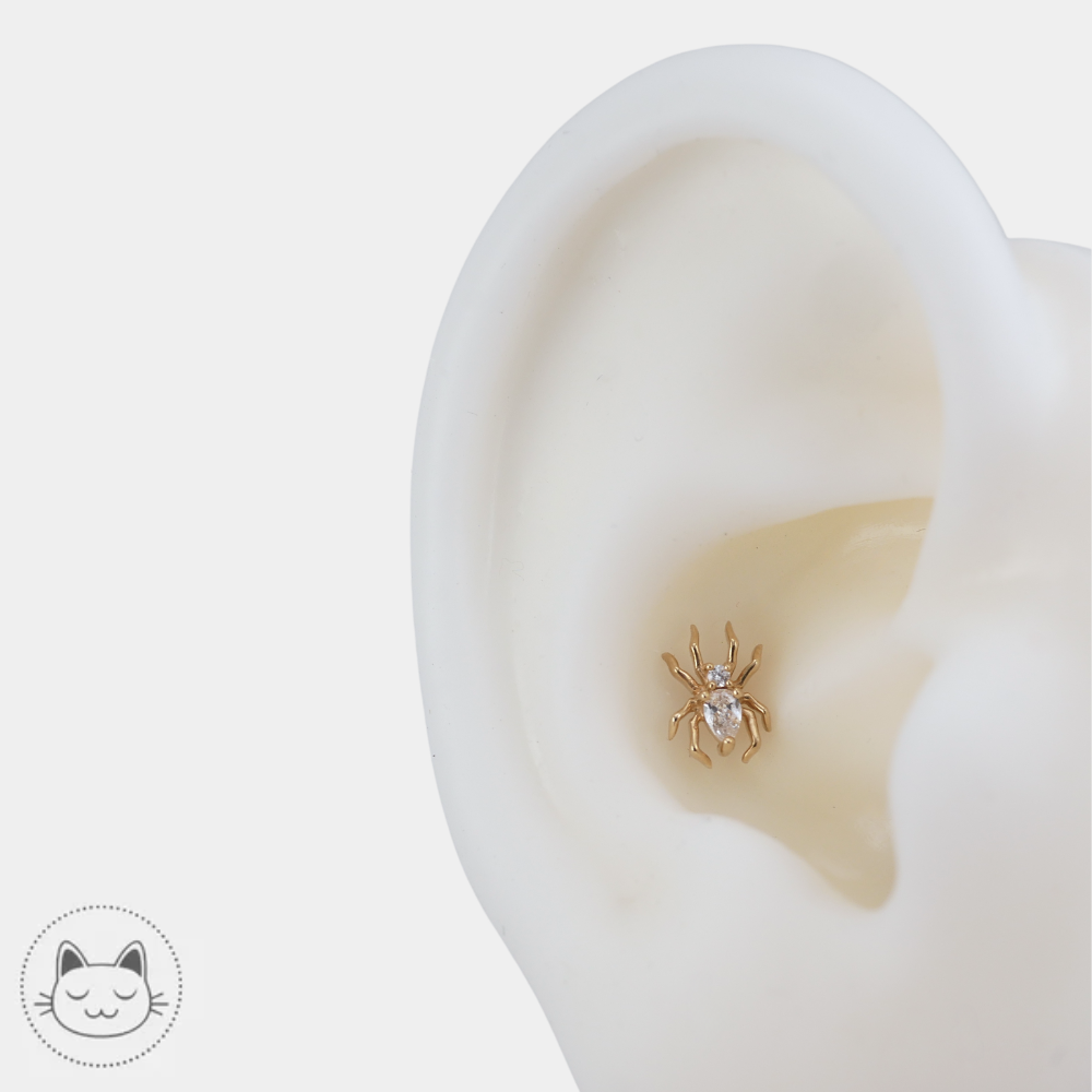 Buddha Jewelry - Arachne - Zircons blancs