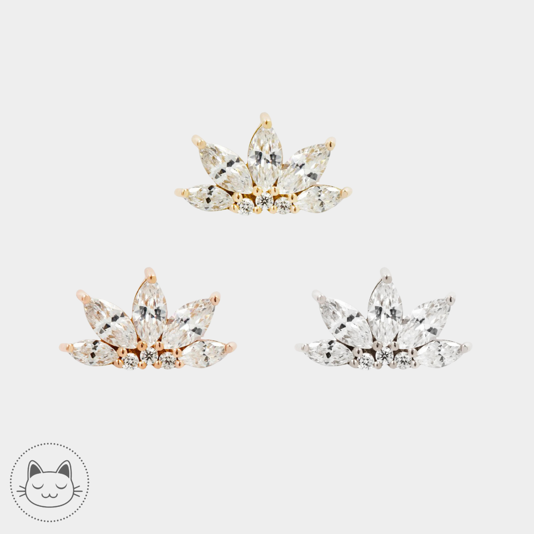*Buddha Jewelry - Mini Valentina - White Zircons