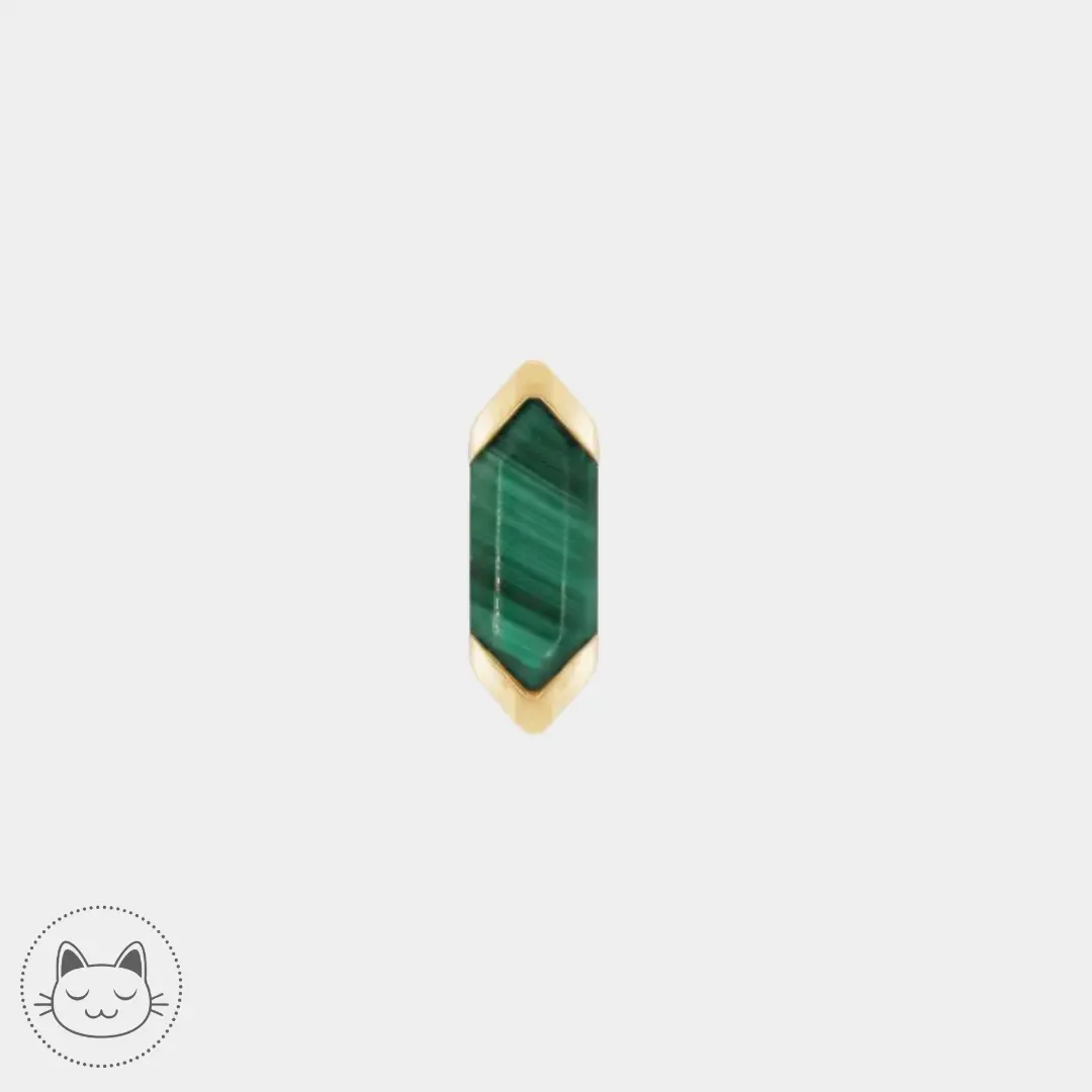 Buddha Jewelry - Mystic - Malachite Kawaii Place piercing