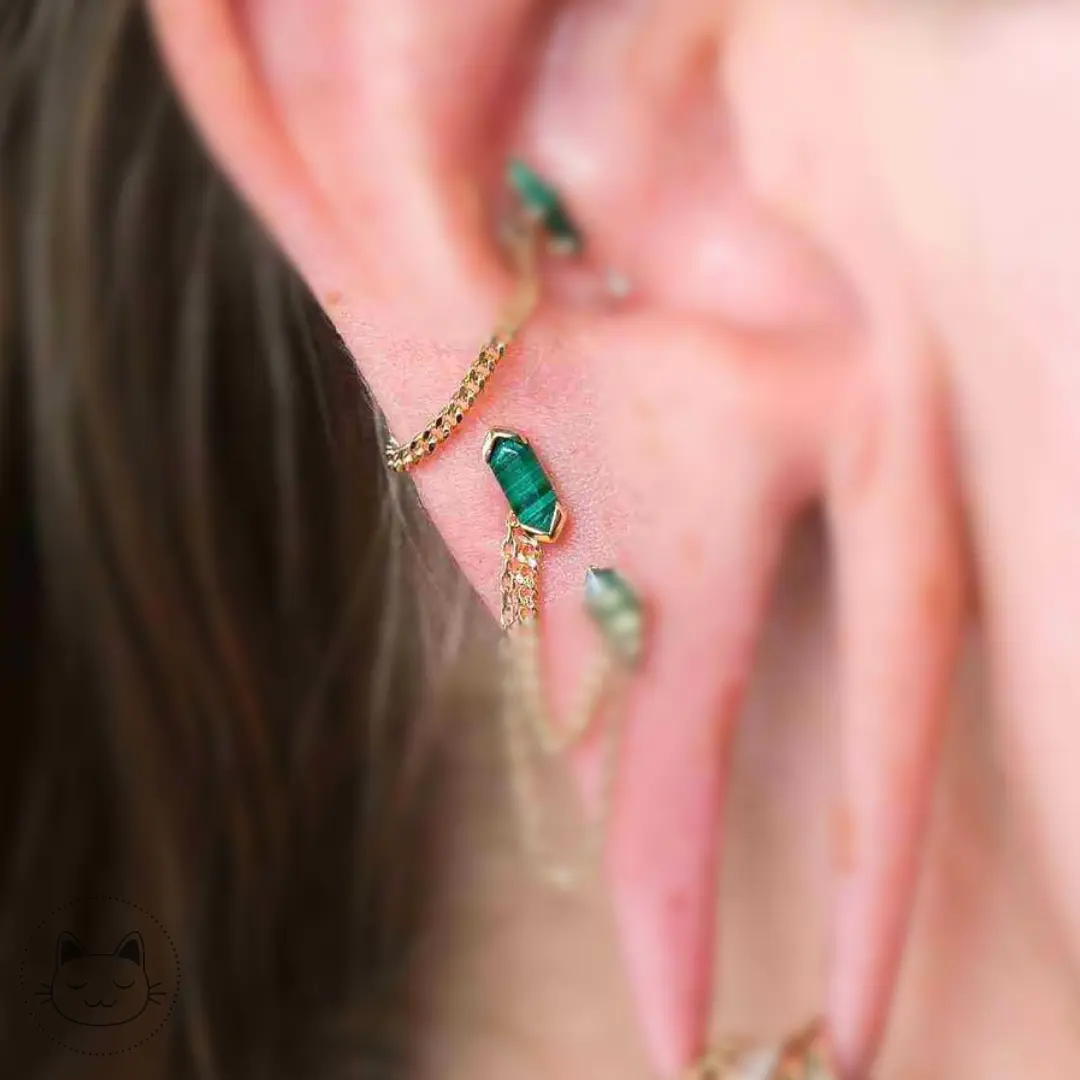Buddha Jewelry - Mystic - Malachite Kawaii Place piercing
