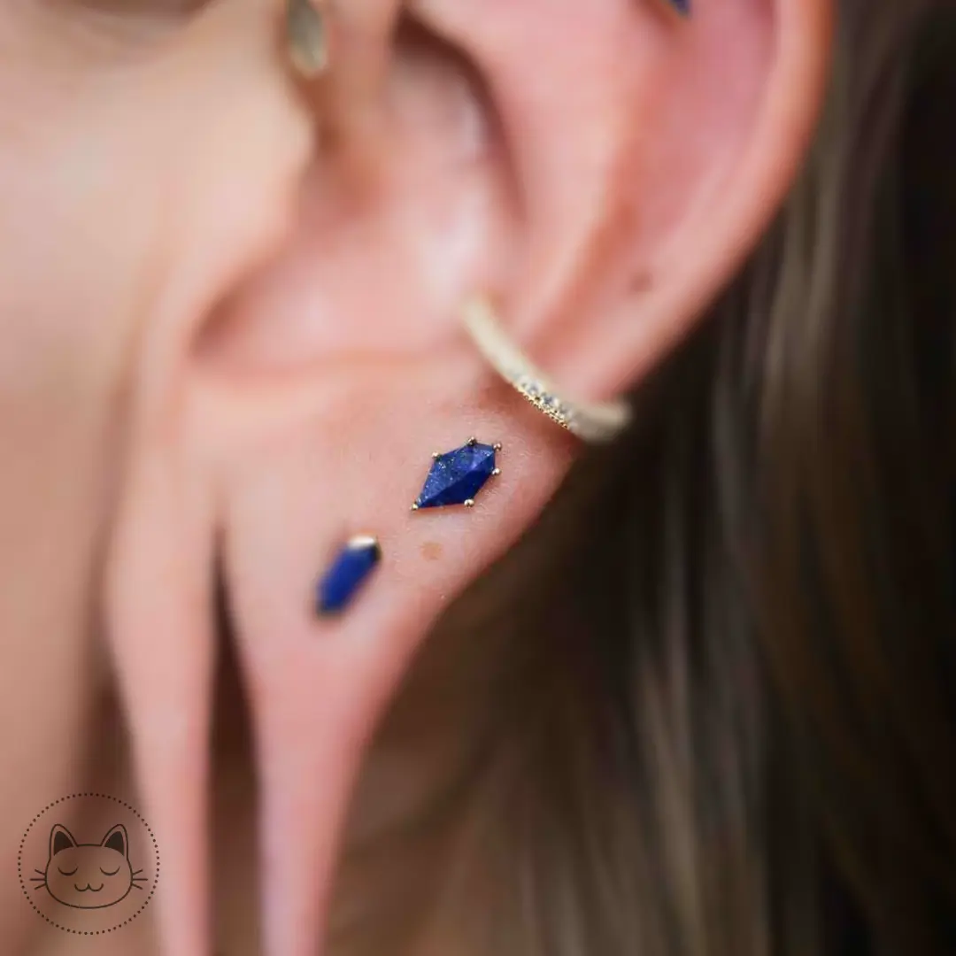 Buddha Jewelry - Reputation - Lapis Lazuli Kawaii Place piercing