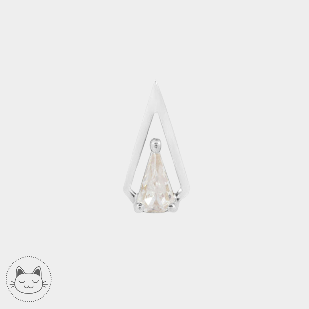 Buddha Jewelry - Arthaus - Zircon Blanc Or blanc