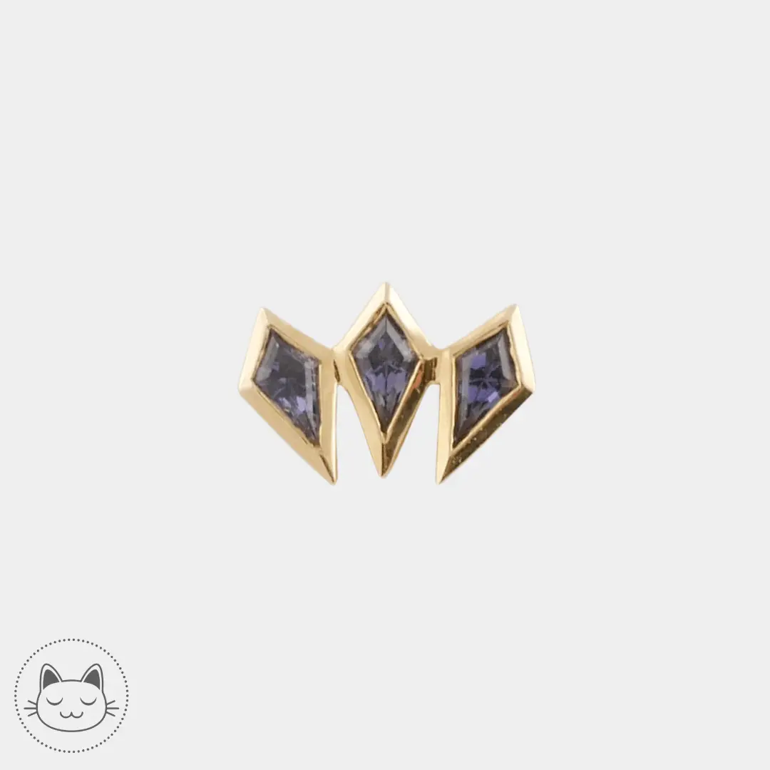 BVLA - Sweetest Gift - Iolites - Kawaii Place piercing 