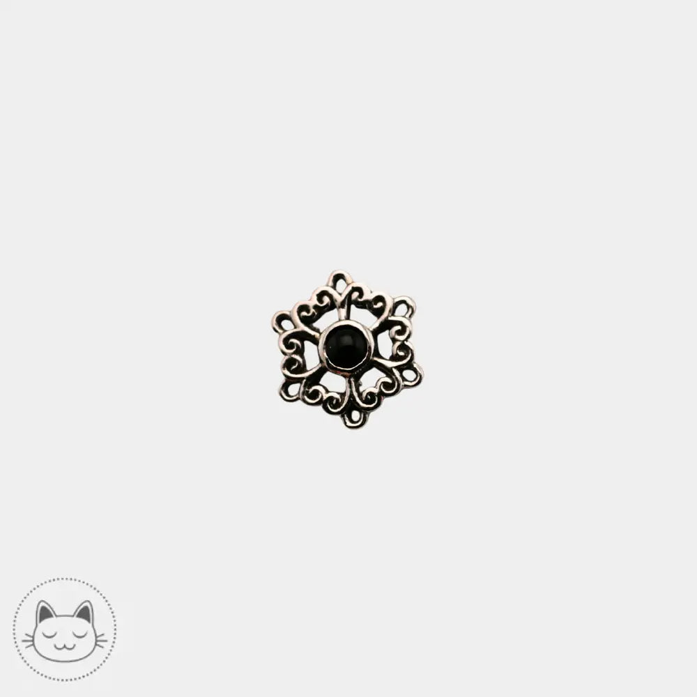 Stud BVLA Chloe onyx noir 7 mm pour piercing