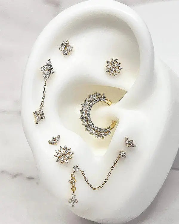 Bijou or 14 carats – Zircons