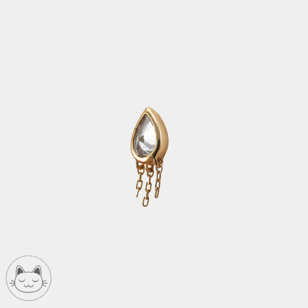 Bijou Let's Dance Buddha Jewelry en or 14 carats et zircon