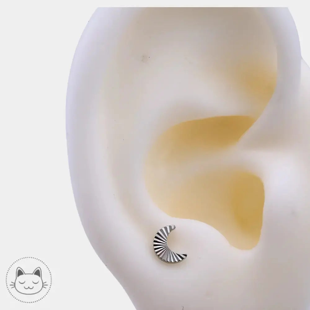 Bijou titane Crescent Invictus
Stud titane Invictus Midnight
