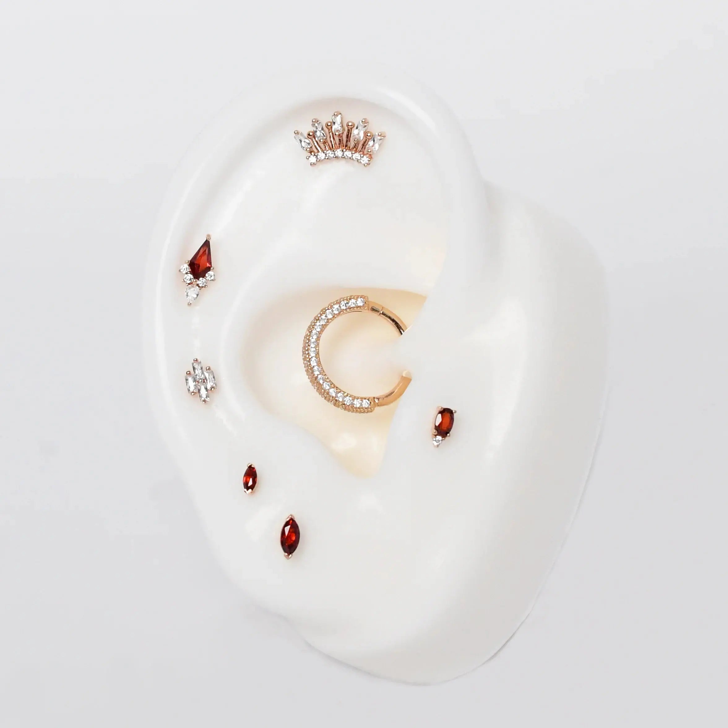 Buddha Jewelry - Zuri - Grenat Kawaii Place piercing