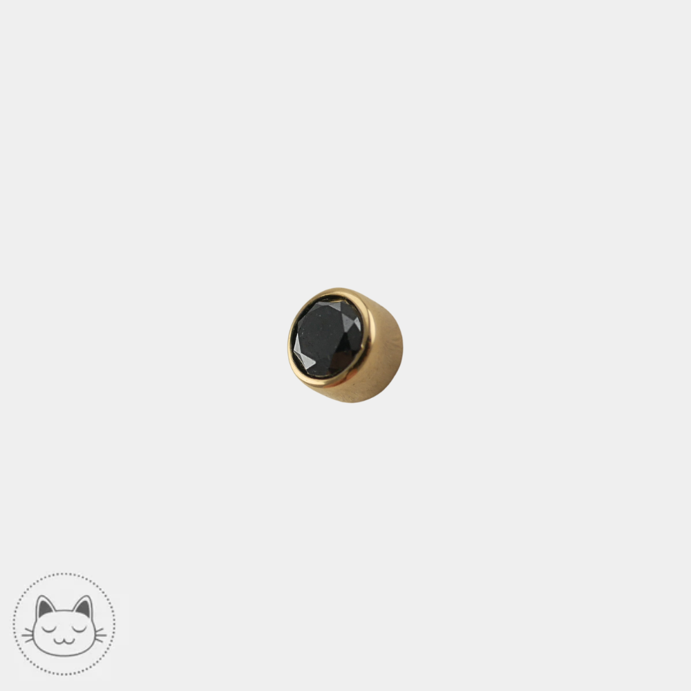 Embout BVLA diamant noir compatible labret Industrial Strength