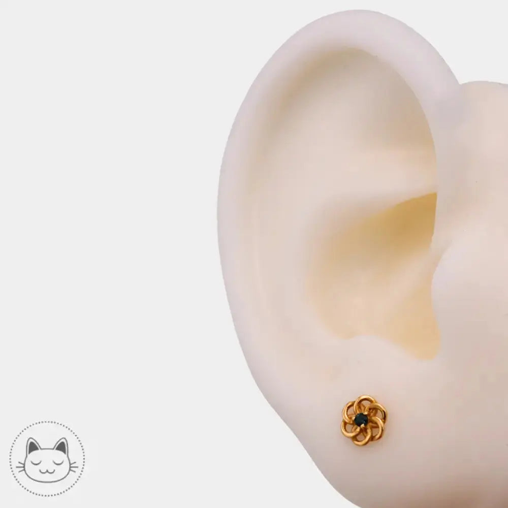 naga jewelry attraction saphir bleu en or jaune