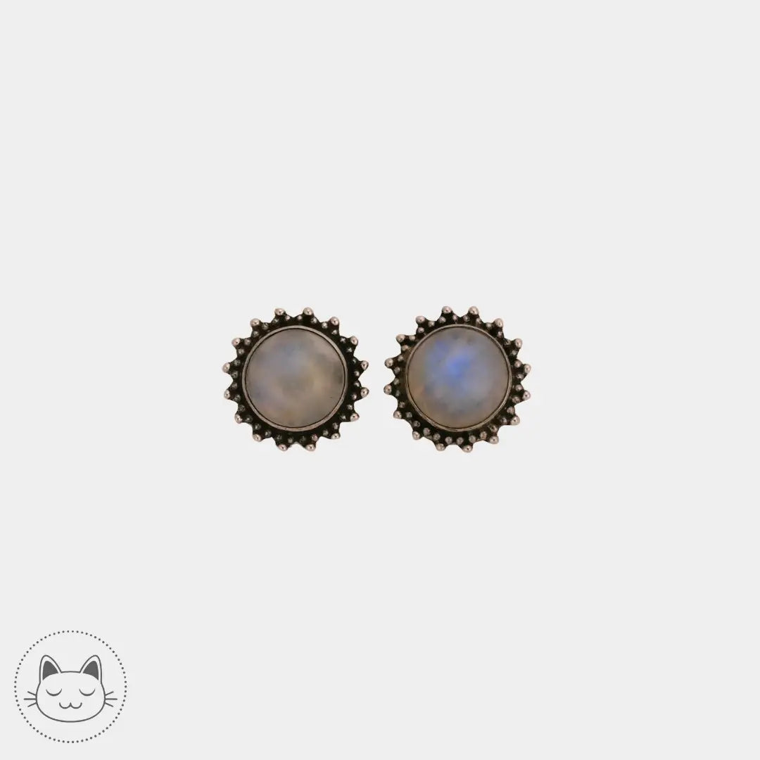 Plugs laiton et pierre de lune Kawaii Place piercing