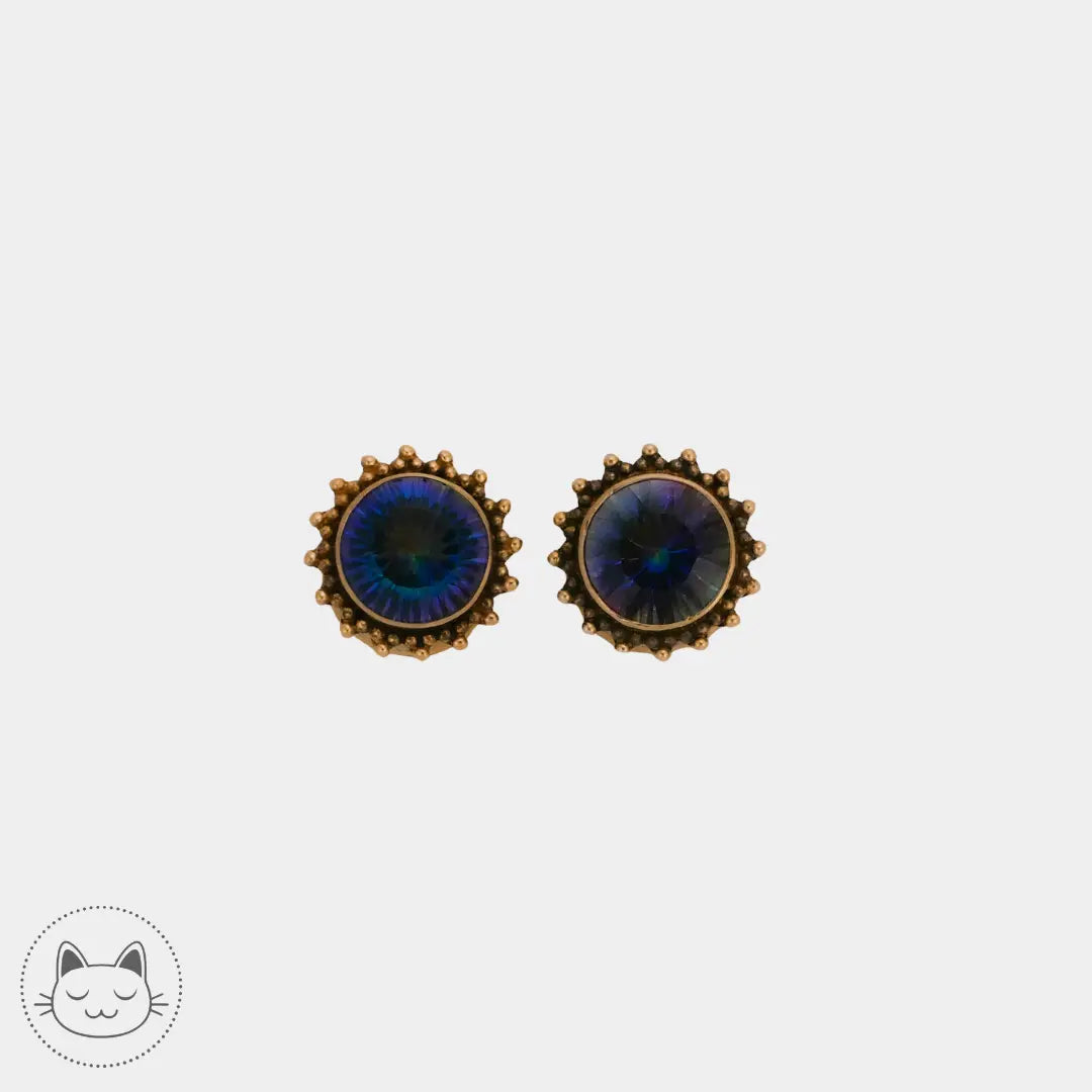 Plugs laiton et zircon Kawaii Place piercing