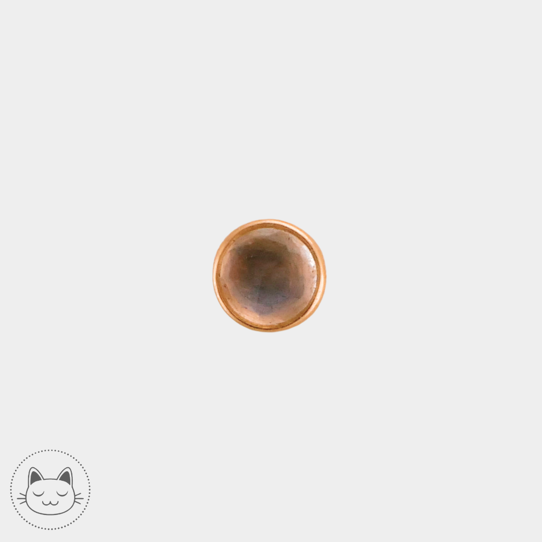 BVLA - Cabochon - Or jaune et labradorite Kawaii Place piercing