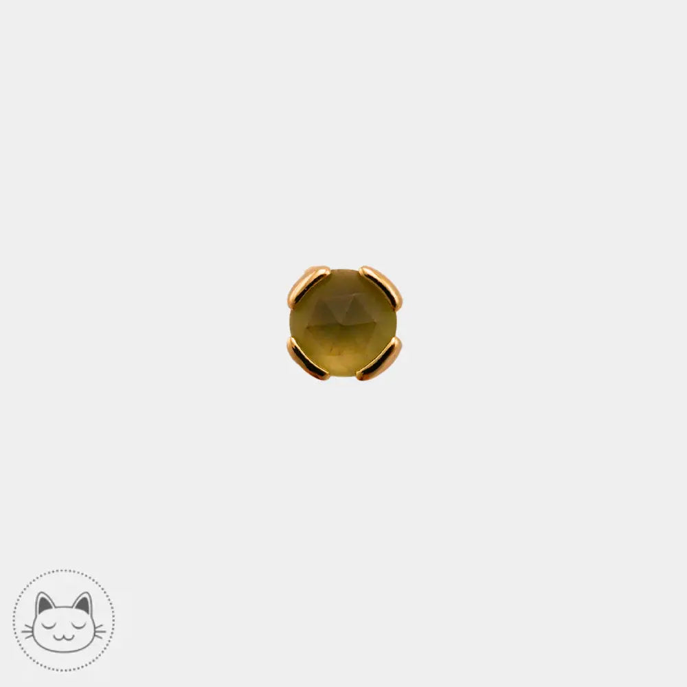 Buddha Jewelry - Peekaboo - Péridot Vert Sablé Kawaii Place piercing