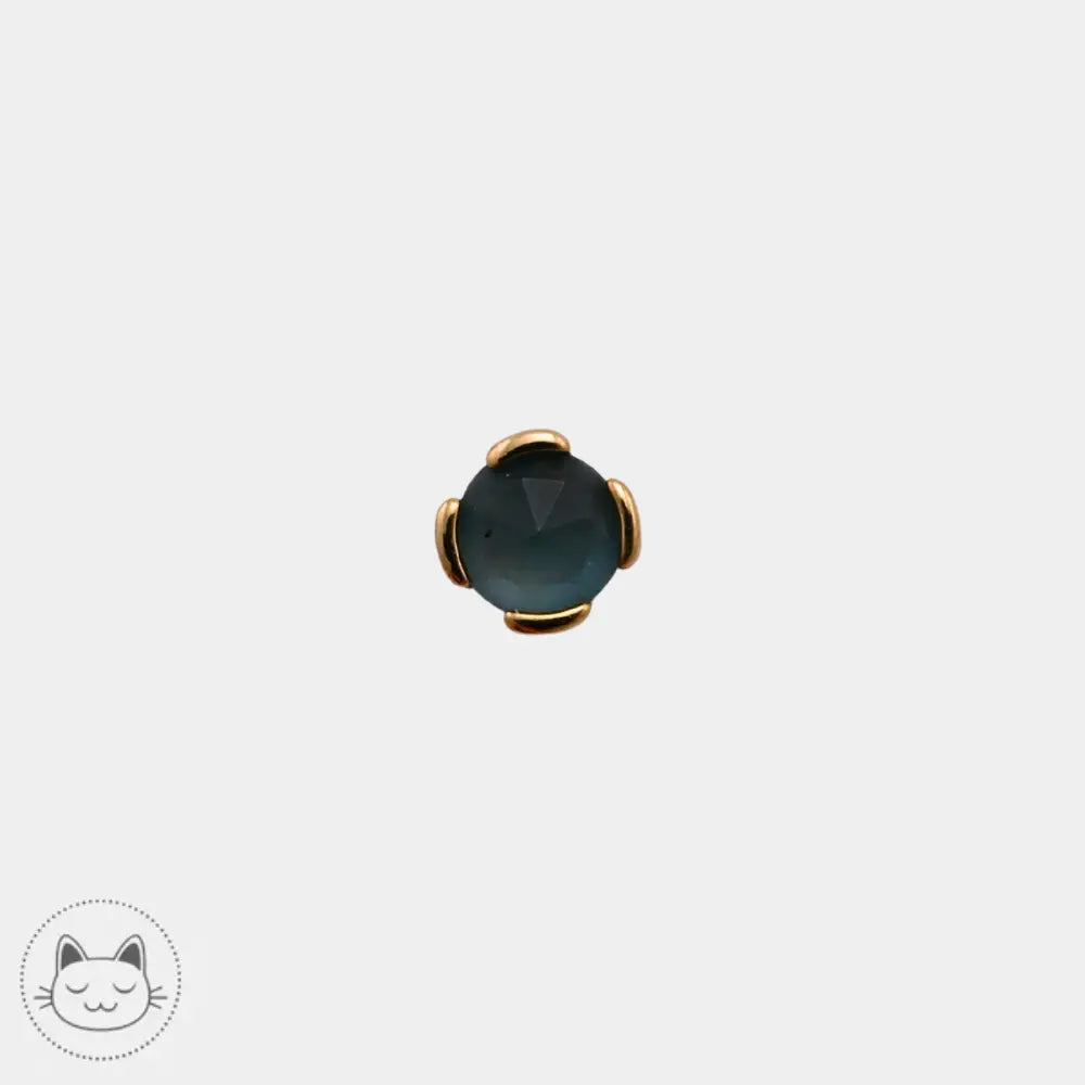 Buddha Jewelry - Peekaboo - Topaze bleue sablée Kawaii Place piercing