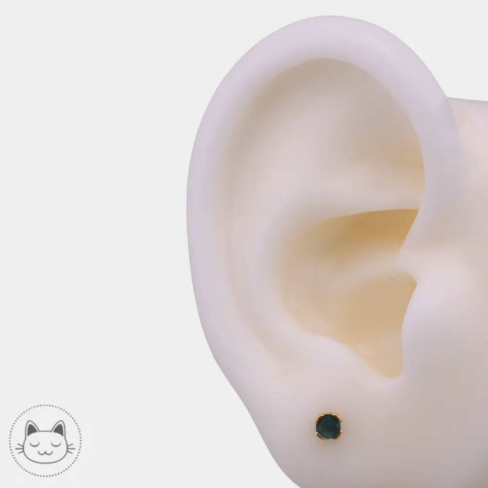 Buddha Jewelry - Peekaboo - Topaze bleue sablée Kawaii Place piercing