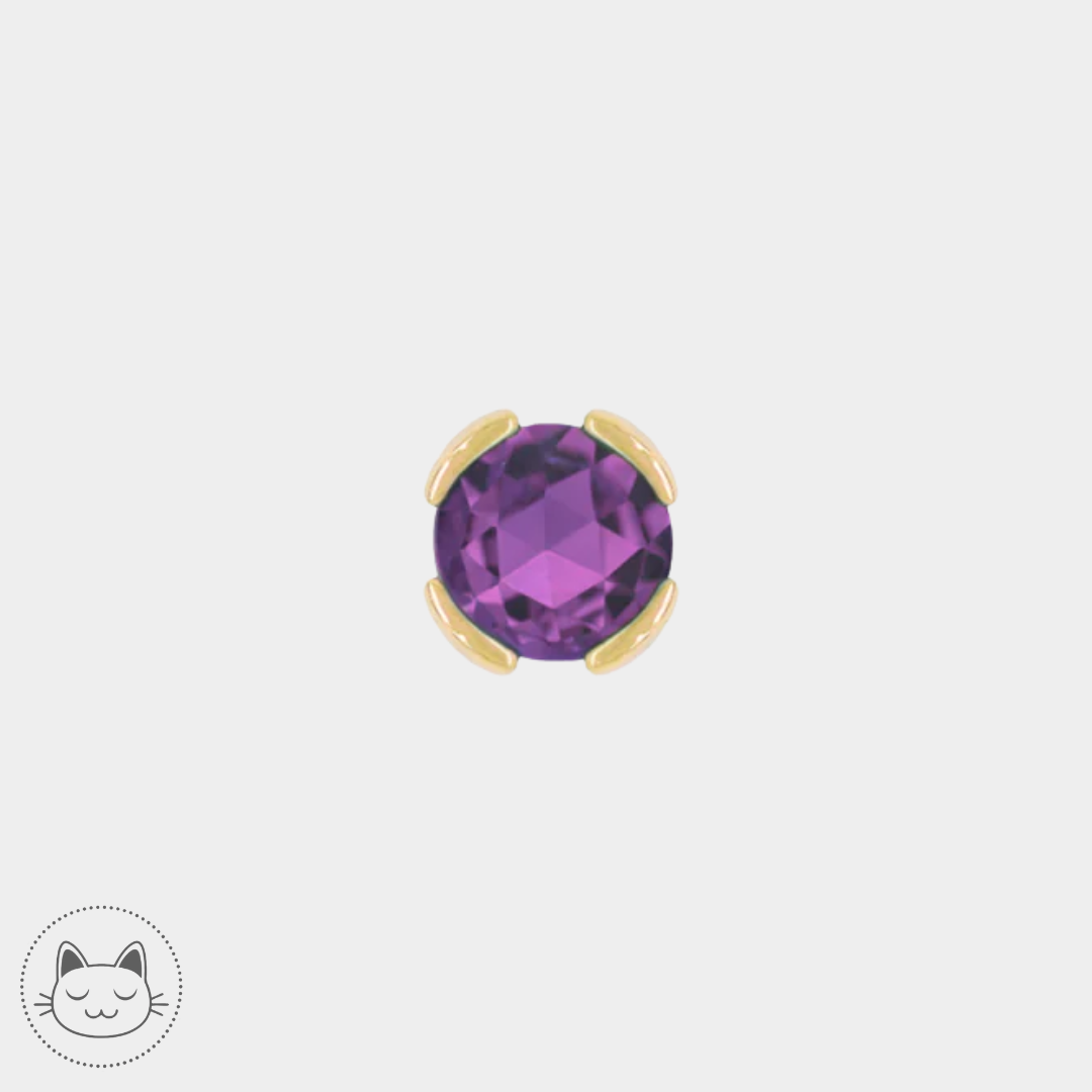 Buddha Jewelry - Peekaboo - Améthyste Kawaii Place piercing
