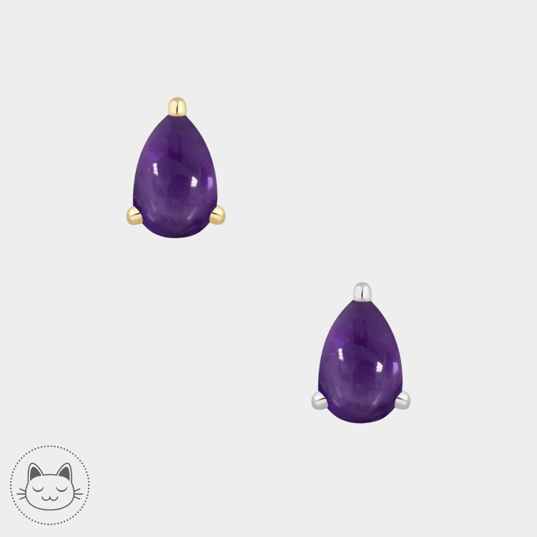 Buddha Jewelry - Amethyst Pear