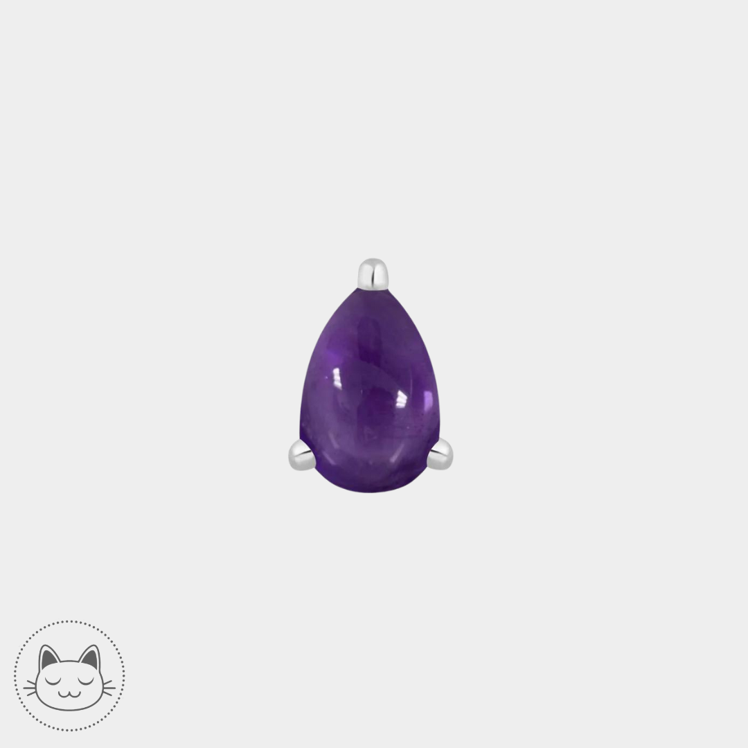 Buddha Jewelry - Amethyst Pear