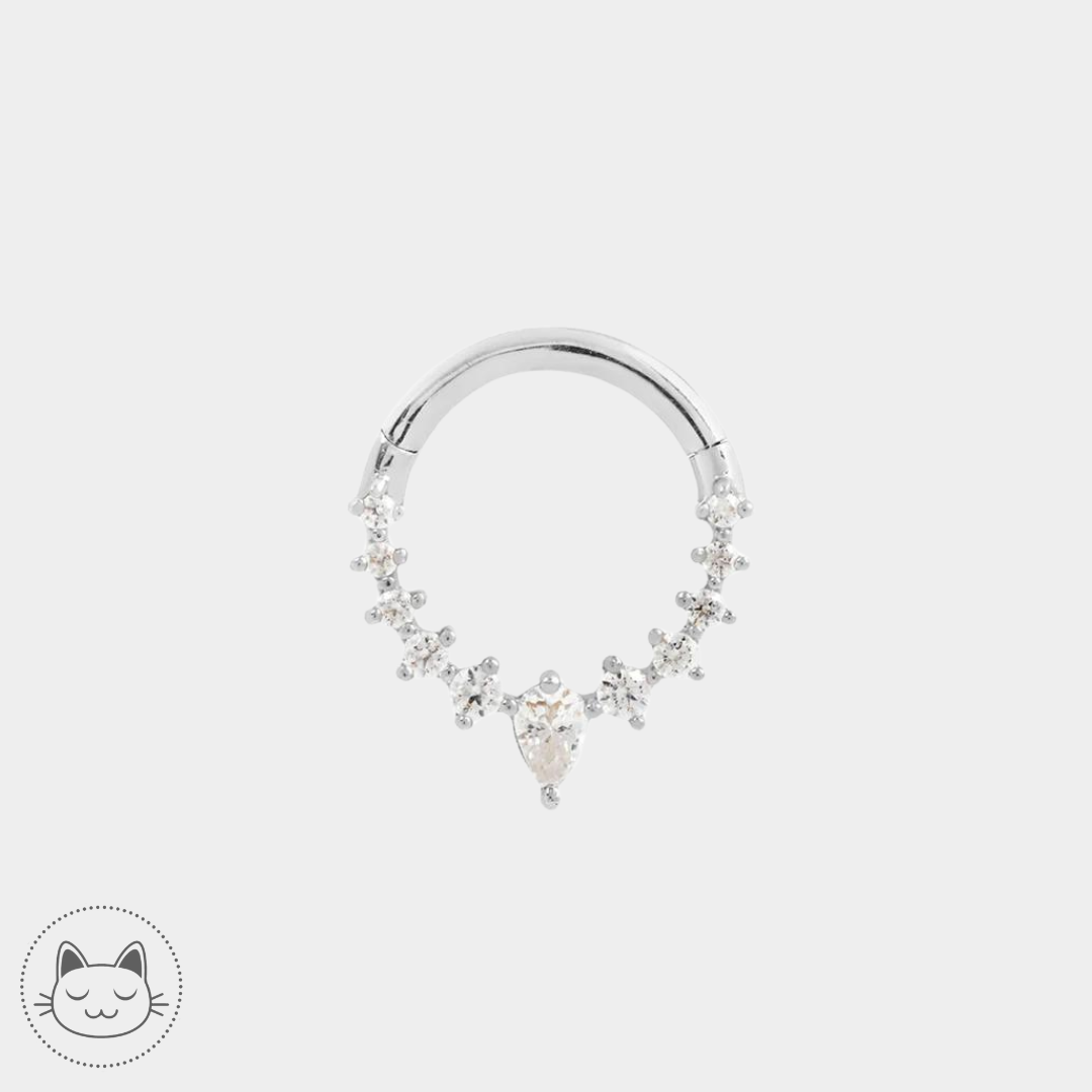 Buddha Jewelry - Athena - Or blanc et Zircon blanc