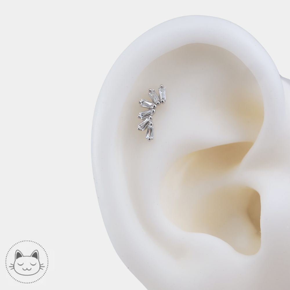 Bijou Buddha Jewelry Don't Behave en or 14 carats et zircons blancs