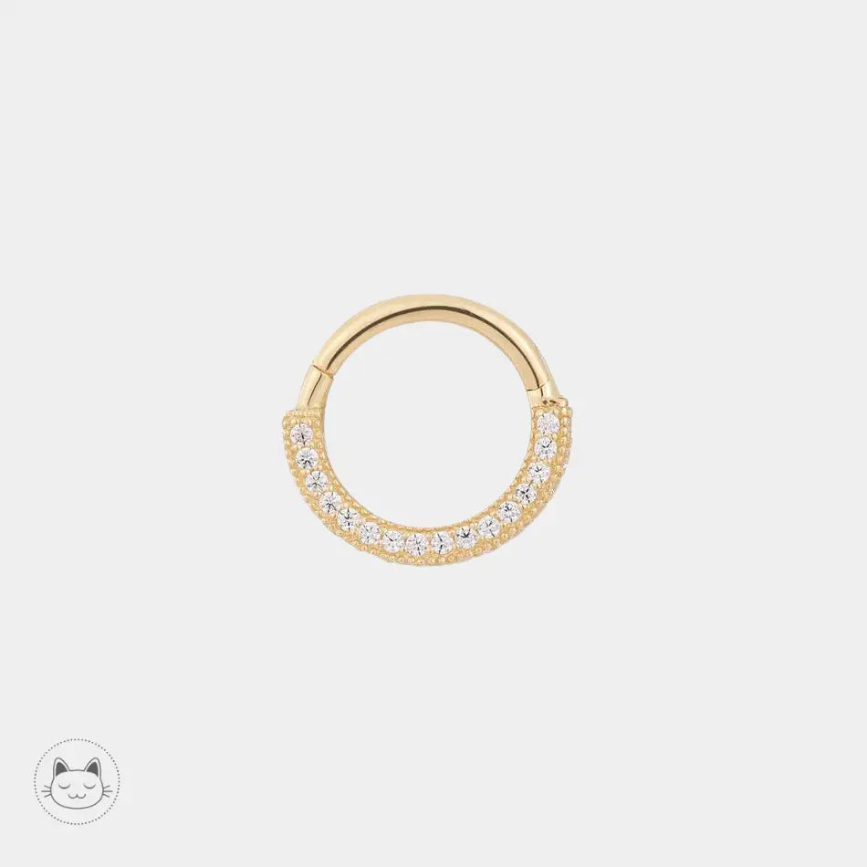 Buddha Jewelry - Showcase - Zircons blancs Kawaii Place piercing